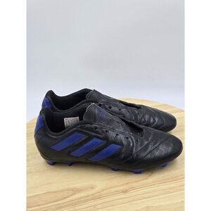 Adidas Black/Blue Goletto VII Soccer Cleats FV2894 Kids Size 4